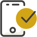 7130634 registration online done phone check icon